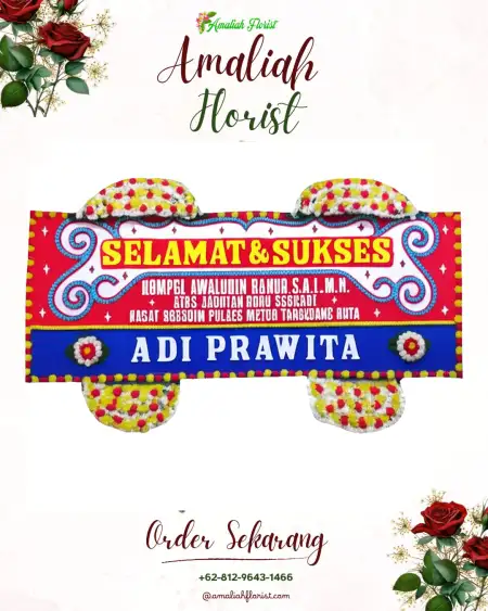 Papan Bunga Ucapan Selamat Sitiarjo