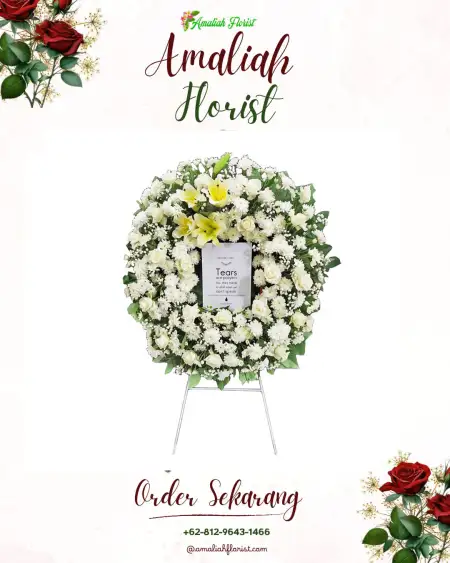 Krans Bunga Duka Sitiarjo